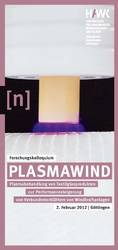 Ansicht auf den Flyer des Forschungskolloquiums Plasmawind an der Fakult&auml;t Naturwissenschaften 