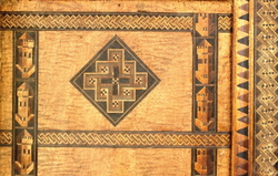 Blockintarsien aus dem Chorgest&uuml;hl aus Siebenb&uuml;rgen