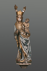 Die Tintenfassmadonna stammt aus dem Hildesheimer Dom