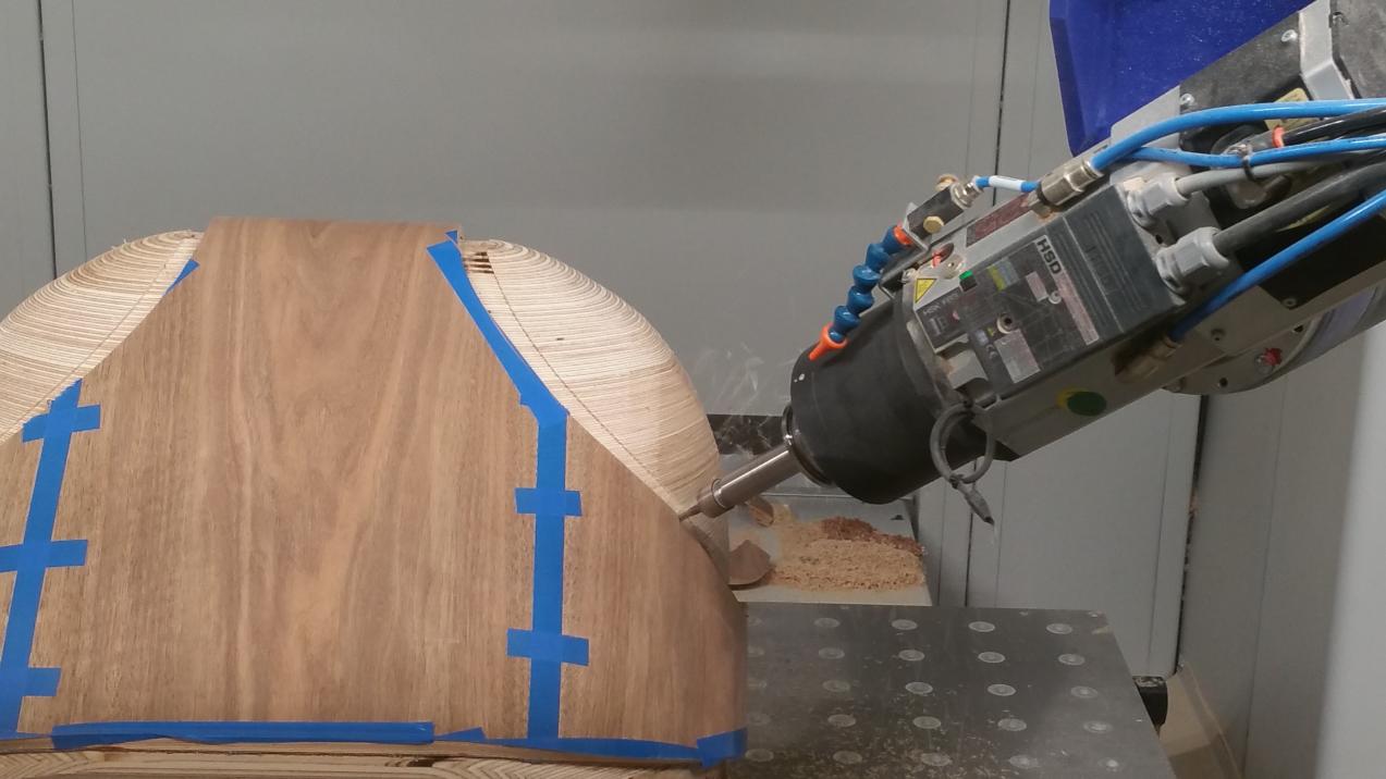 5-Simultanbearbeitung des Formteils